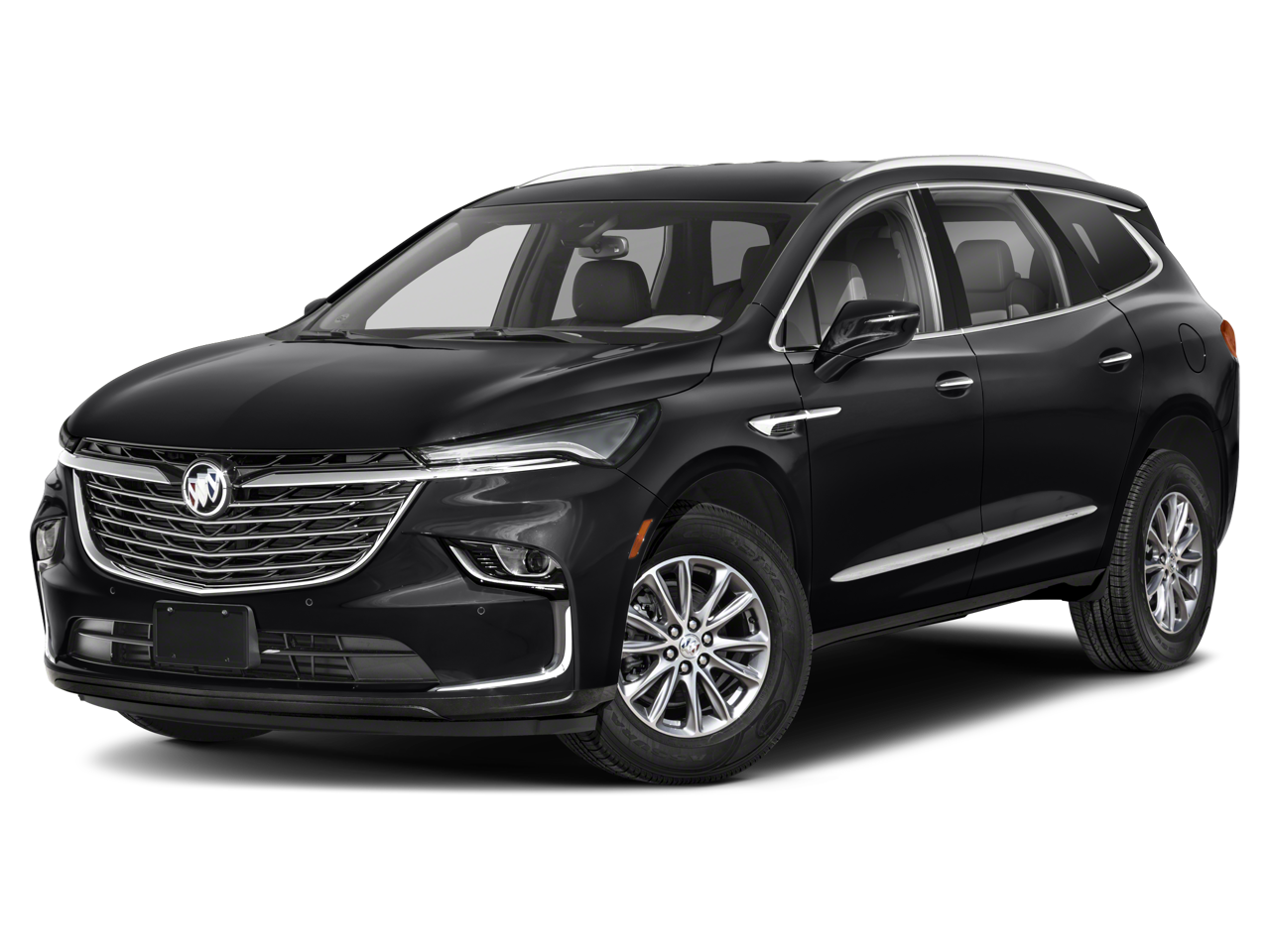 2023 Buick Enclave Avenir in Moonstone Gray Metallic — front three-quarter view