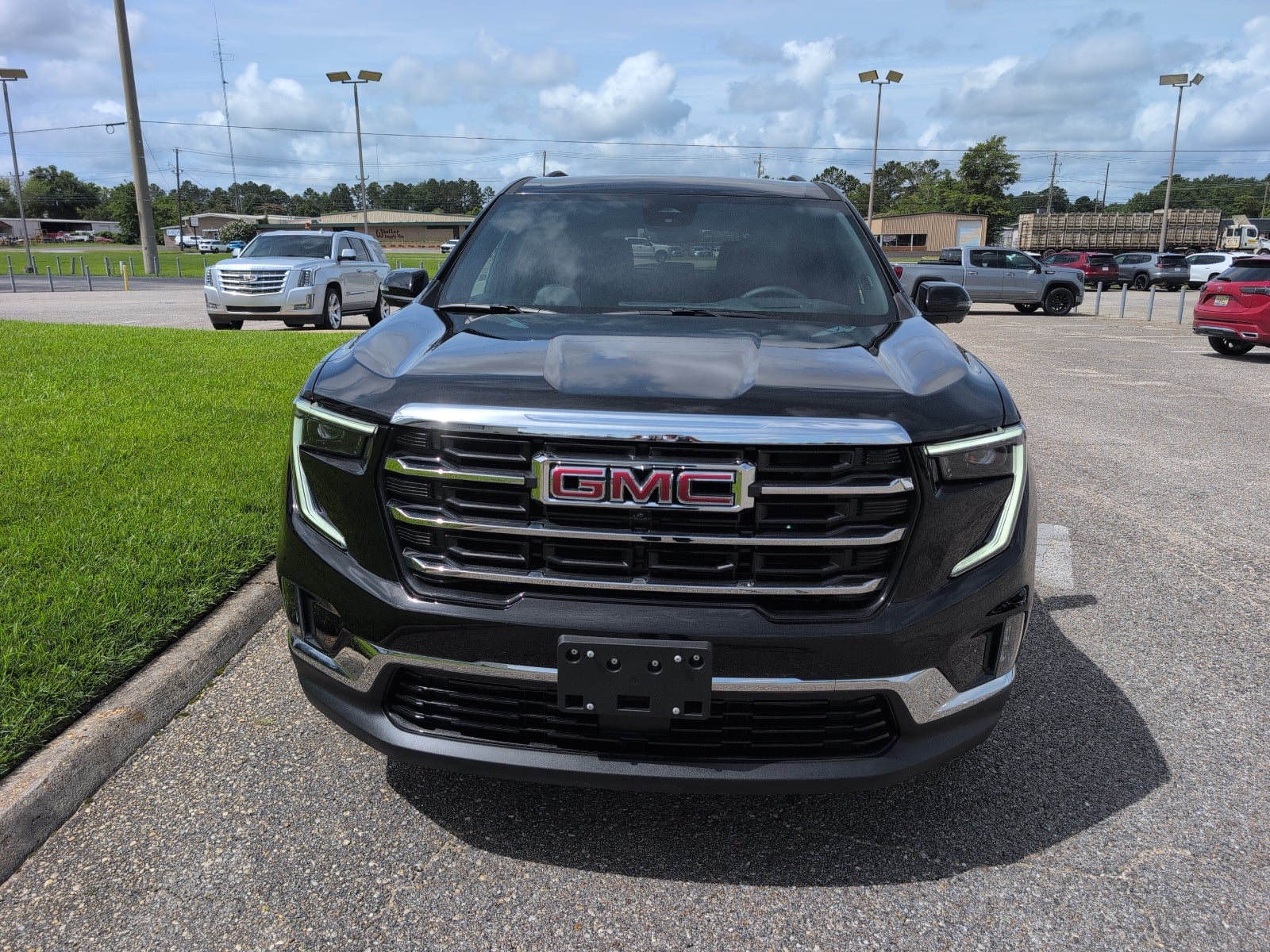 2026 GMC Acadia Elevation in Ebony Twilight Metallic — front three-quarter view