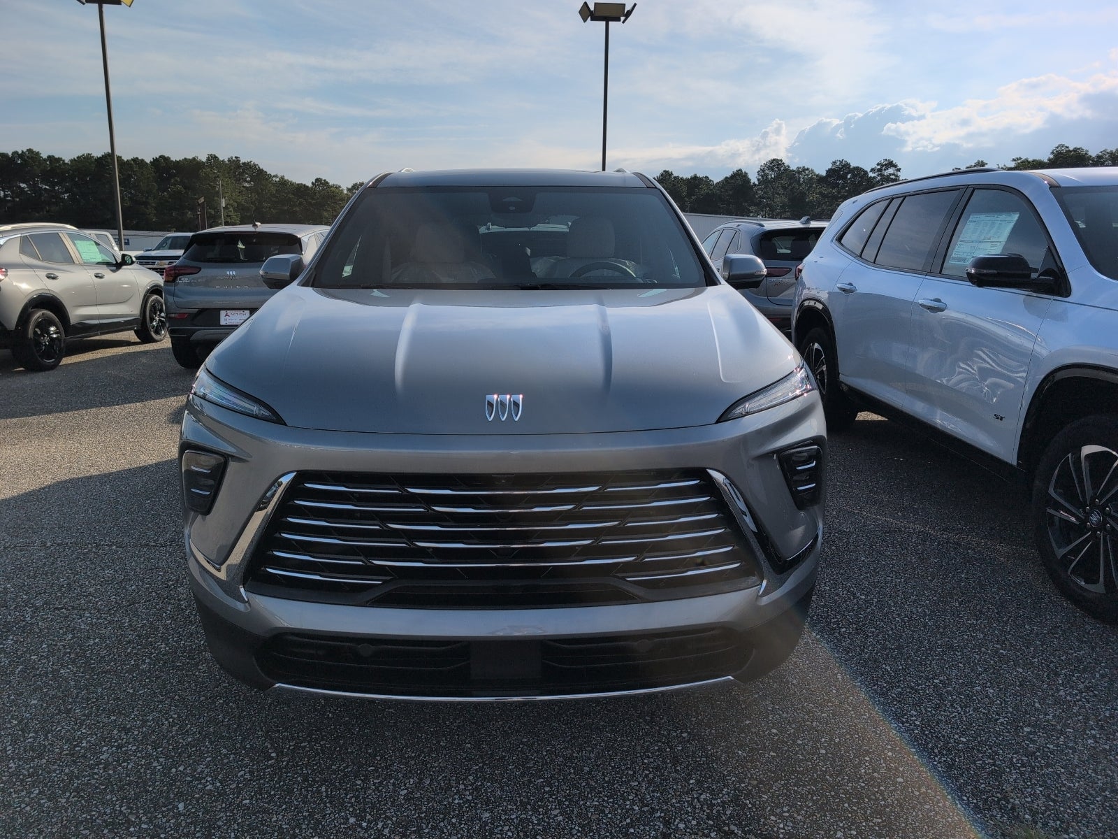 2026 Buick Enclave Preferred in Moonstone Gray Metallic — front three-quarter view