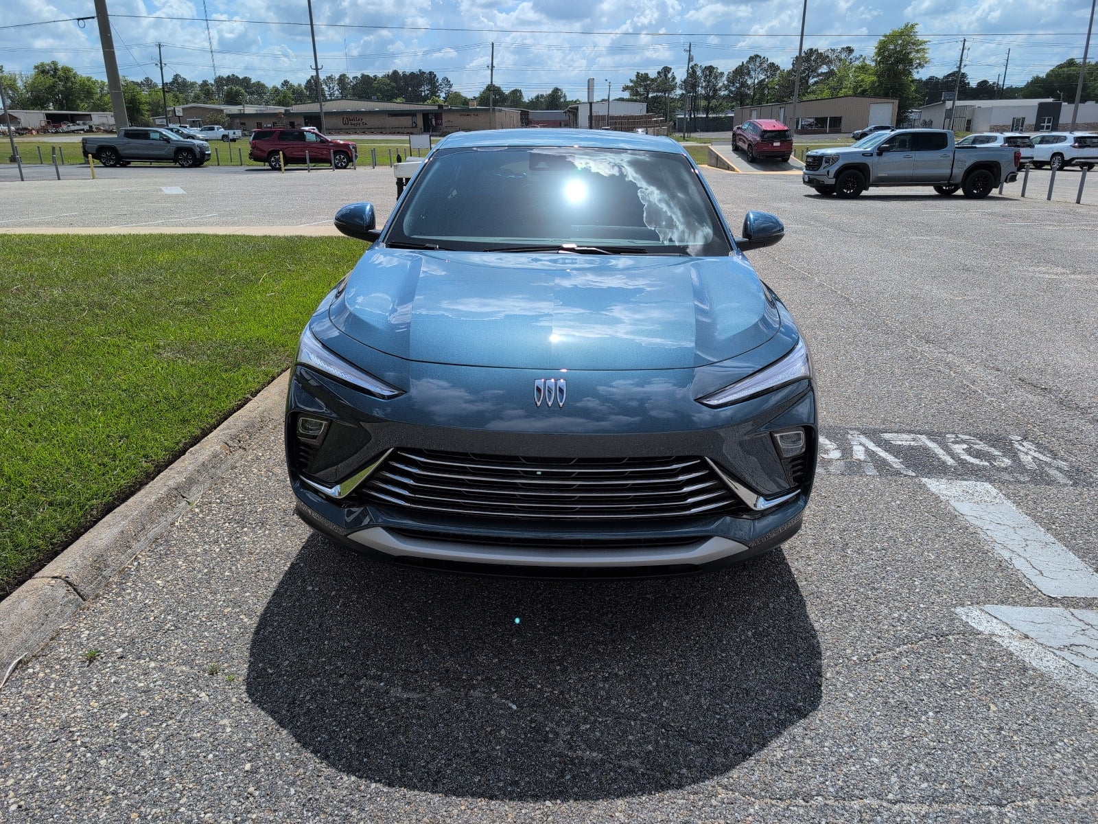 2026 Buick Envista Preferred in Ocean Blue Metallic — front three-quarter view